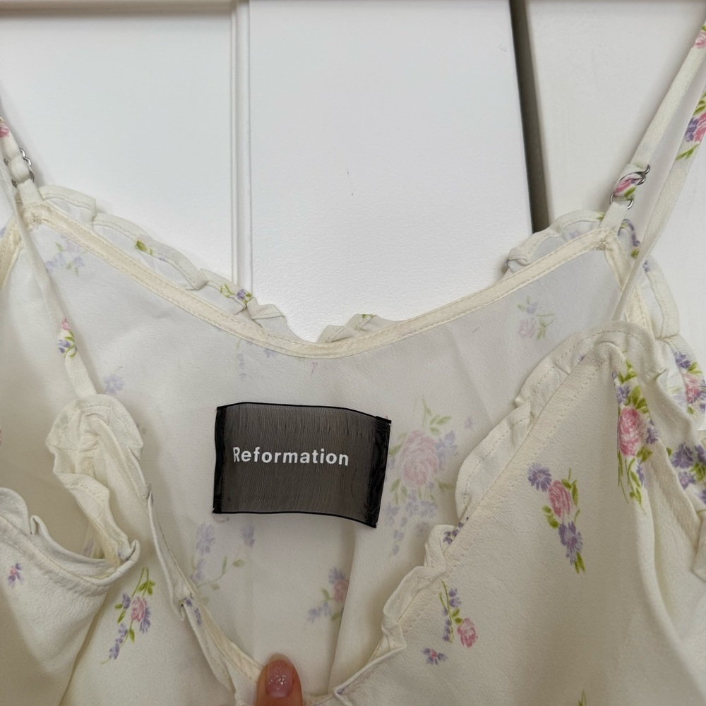 Reformation Fiddle Ruffle Camisole - Picture 5 of 7